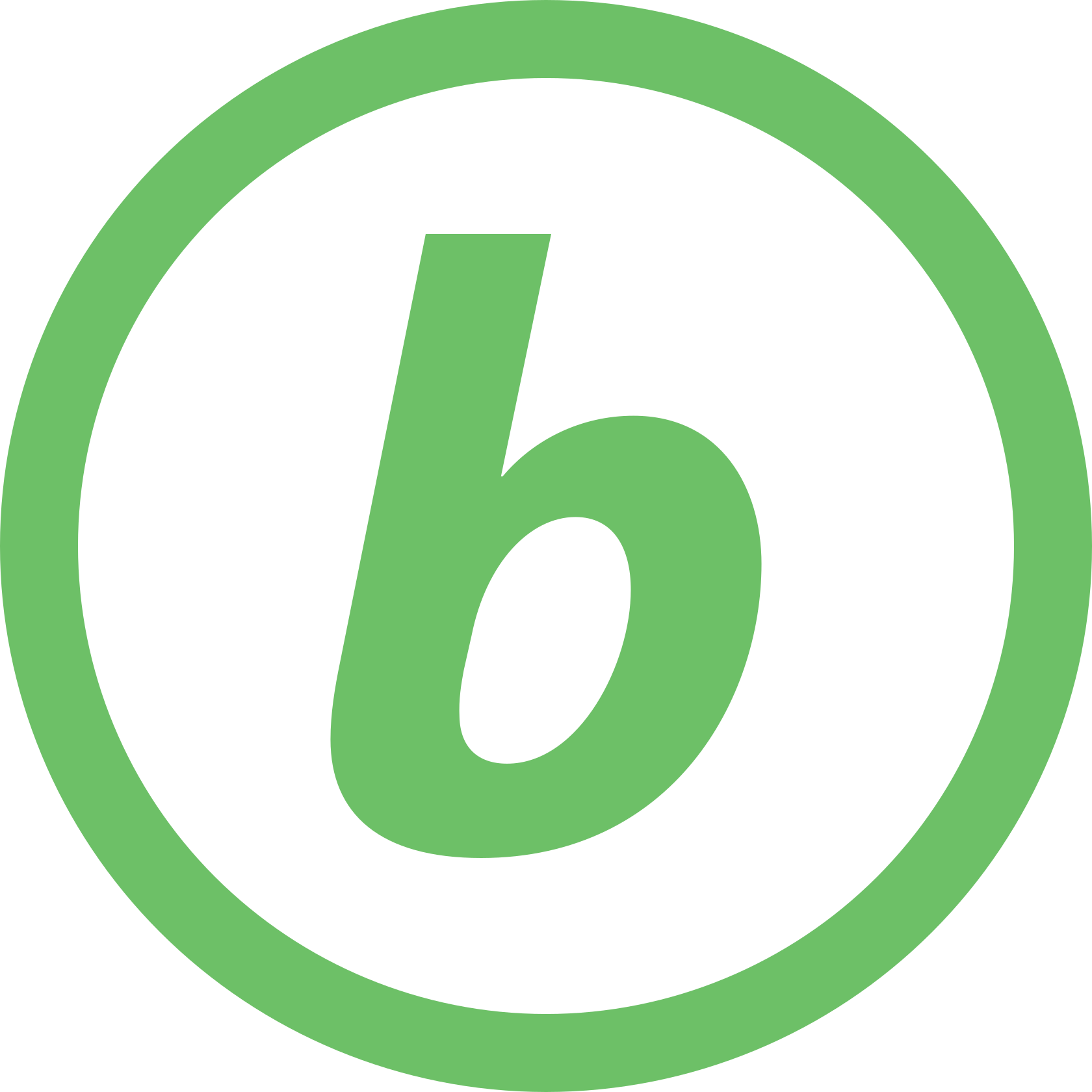 Logo el b bUCR verde